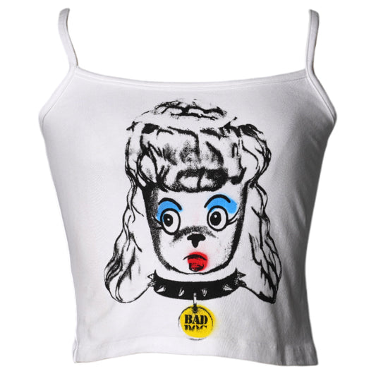 POODLE TANK / WHITE