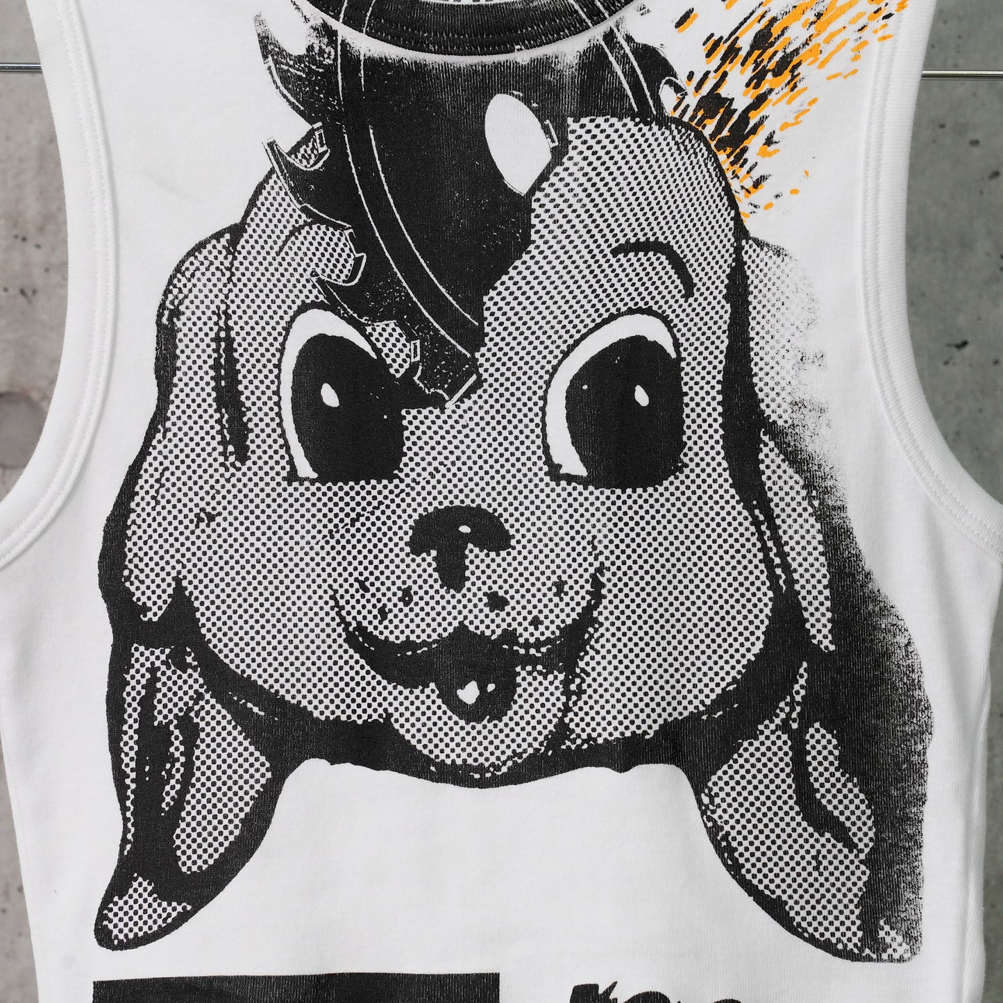 HELP ME DOG TANK / WHITE