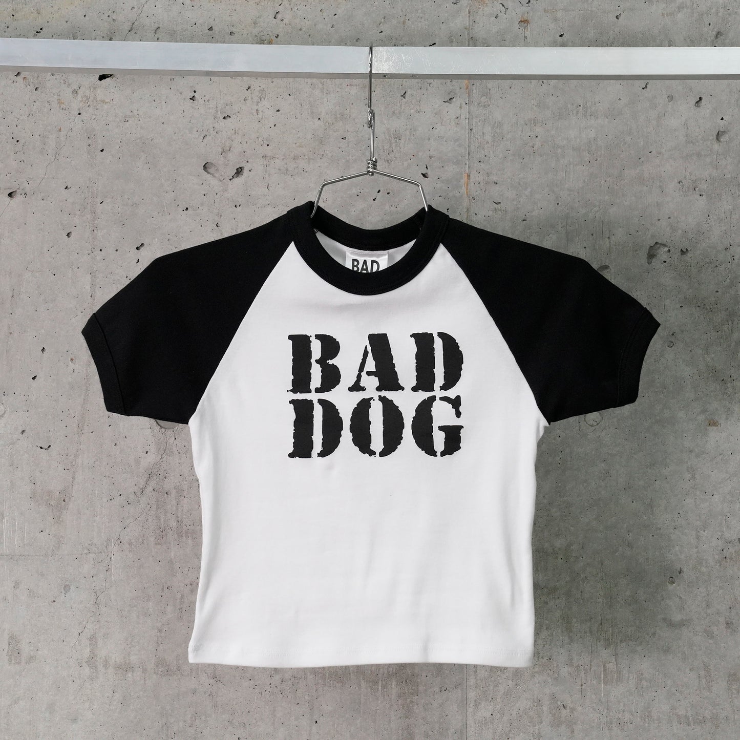 BAD DOG TEE / WHITE/BLACK