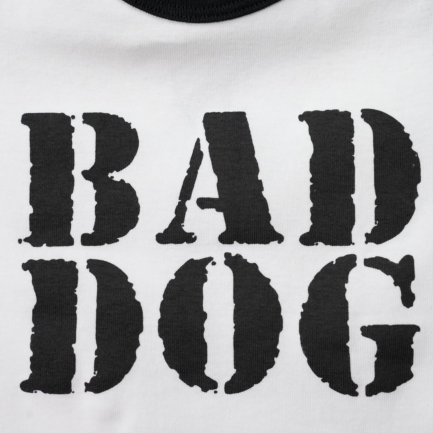 BAD DOG TEE / WHITE/BLACK