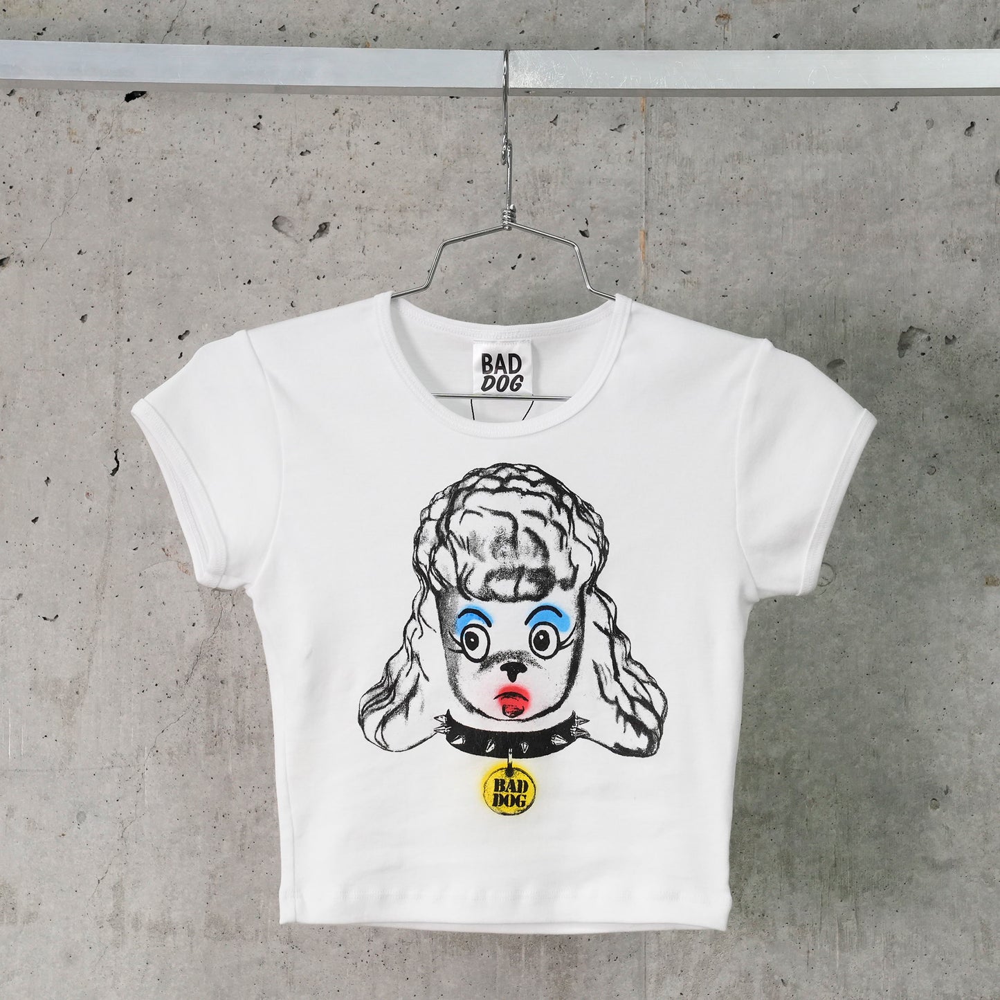 POODLE TEE / WHITE