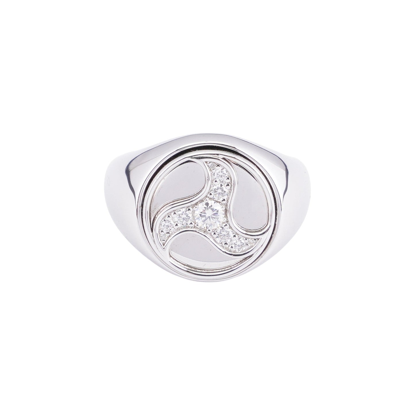 WHEEL OF JOY RING / SILVER