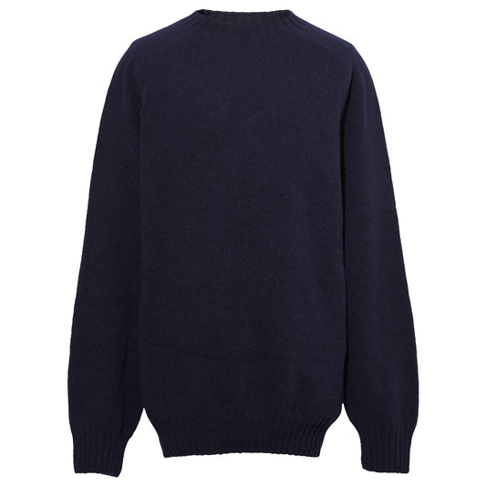 PEARLPAD SWEATER / 748:NAVY/BROWN