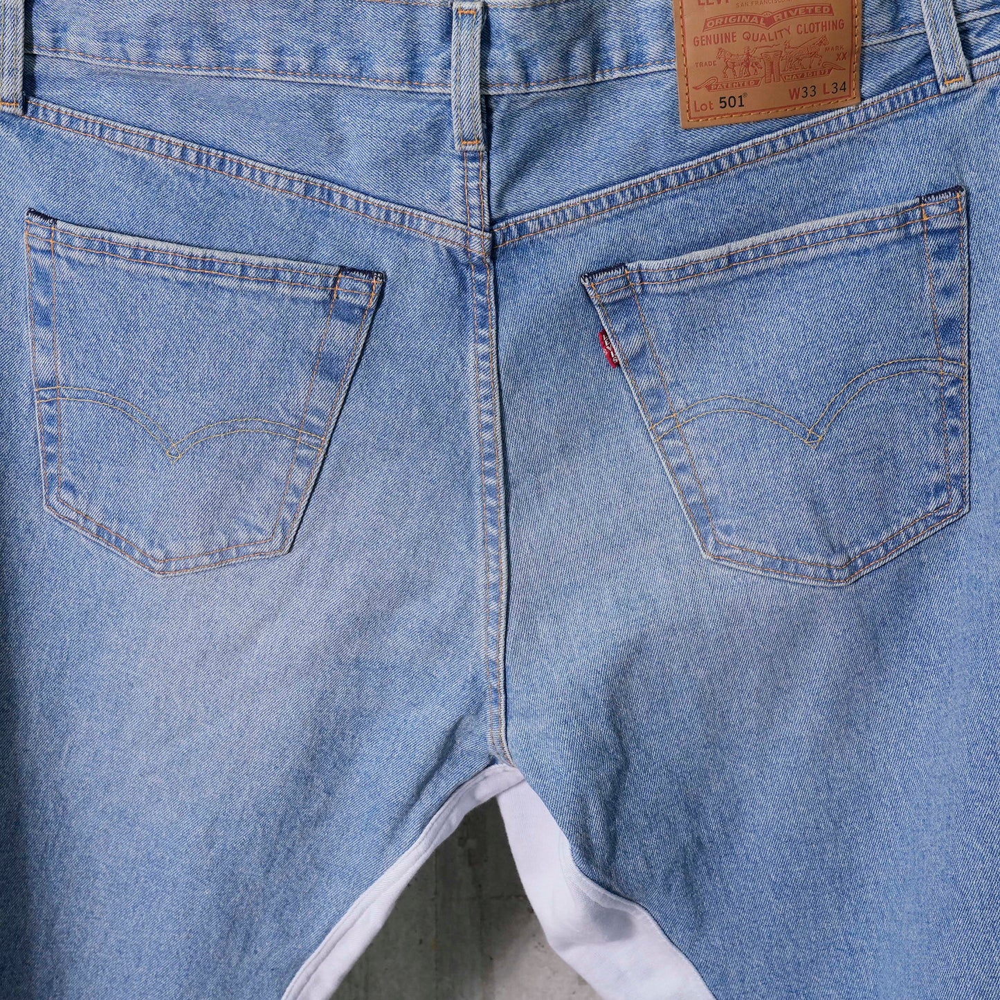 3099PL OVER JOGGING JEANS / 676:PASTELLBLUE/LIGHTBLUE