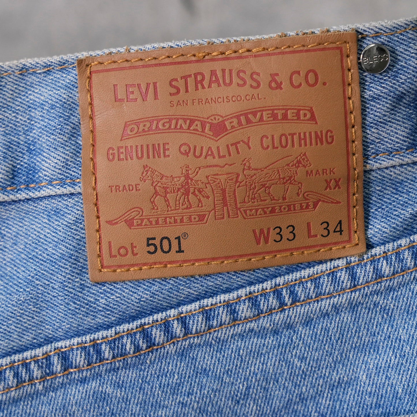 3099PL OVER JOGGING JEANS / 676:PASTELLBLUE/LIGHTBLUE