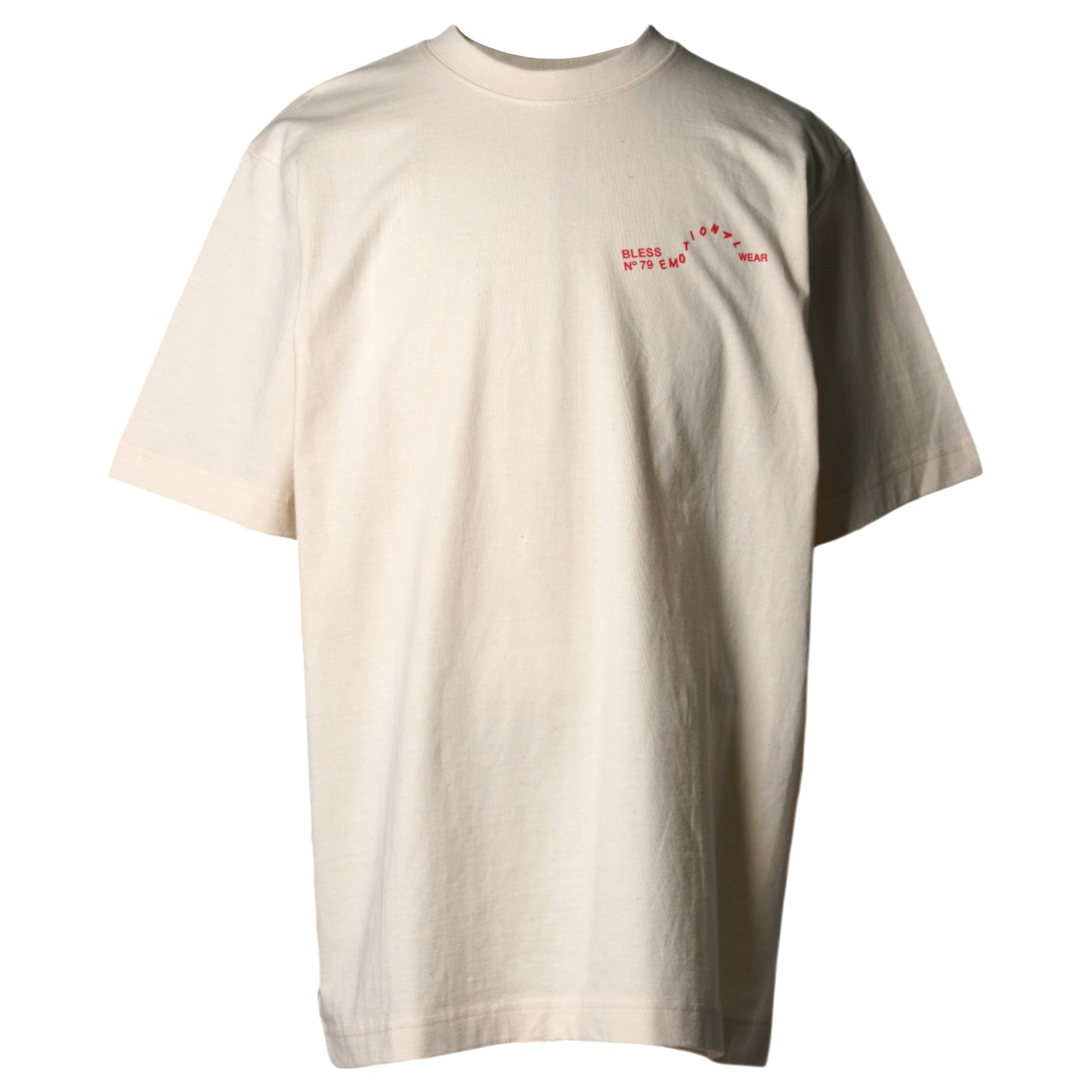 5311 MULTICOLLECTION V T-SHIRT / 345:RAW WHITE/RED