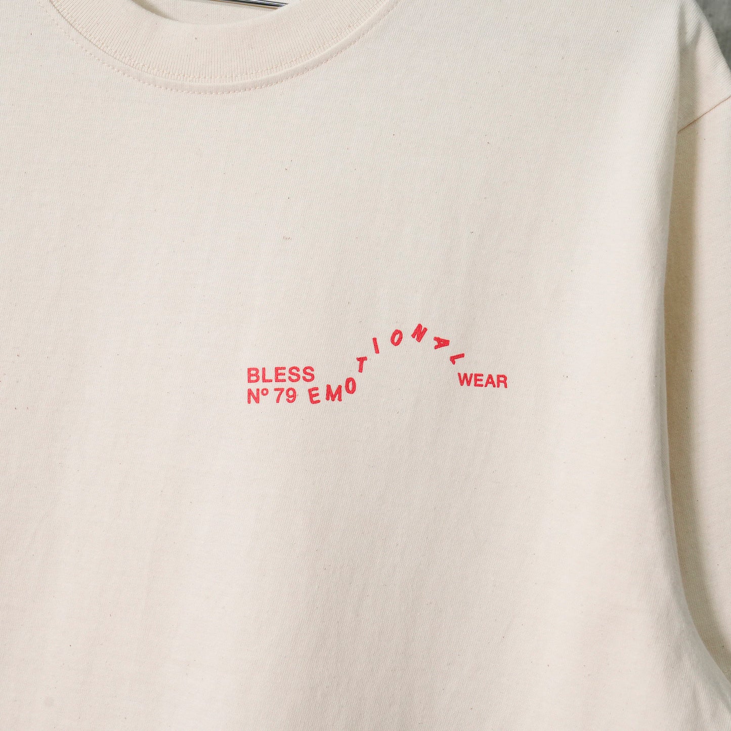 5311 MULTICOLLECTION V T-SHIRT / 345:RAW WHITE/RED