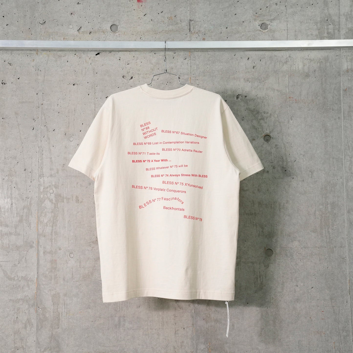 5311 MULTICOLLECTION V T-SHIRT / 345:RAW WHITE/RED