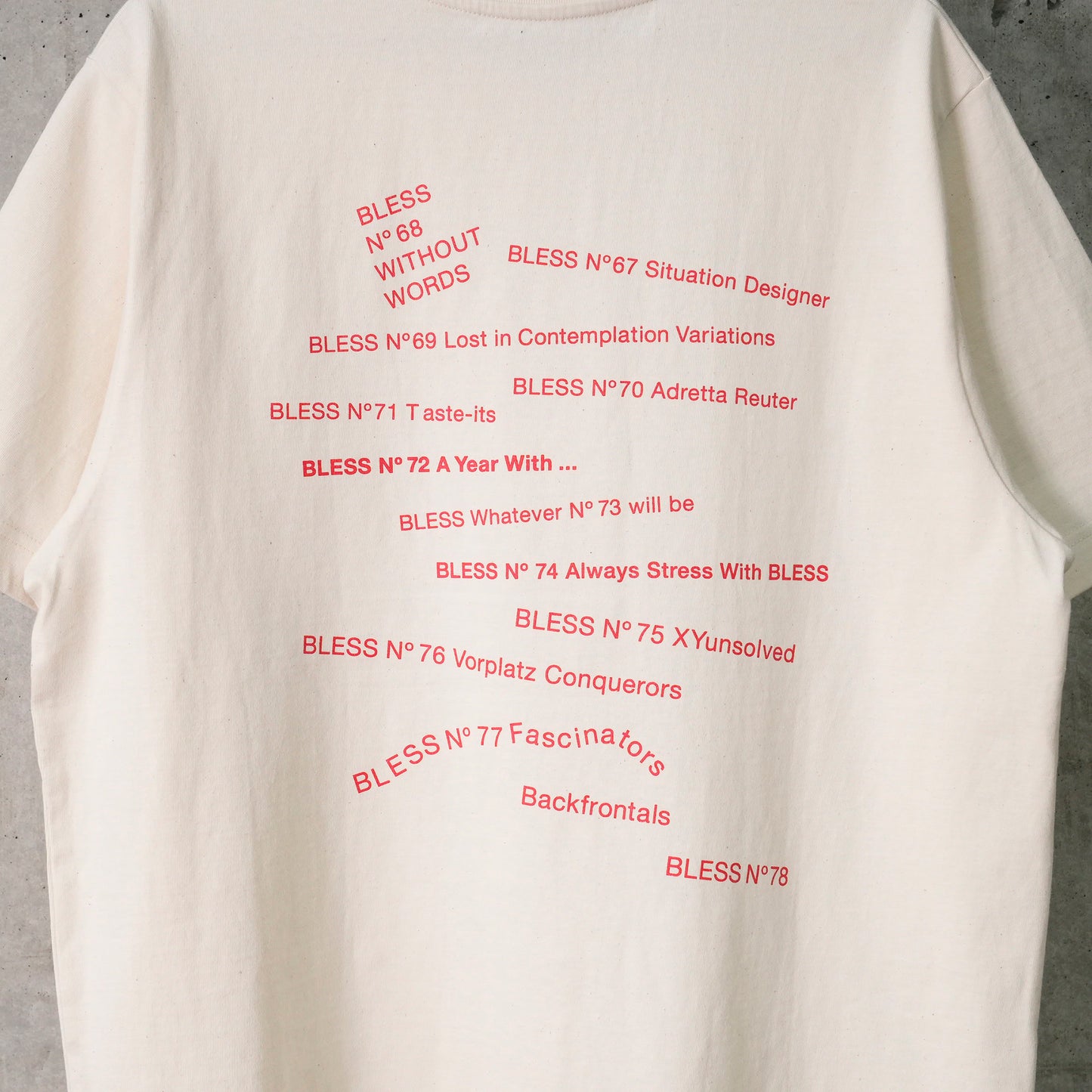 5311 MULTICOLLECTION V T-SHIRT / 345:RAW WHITE/RED