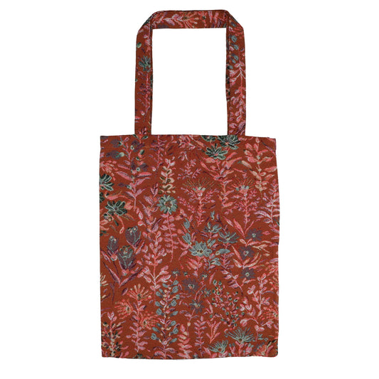 GOBELINBAG / 351:MINI FLOWER II REDBROWN