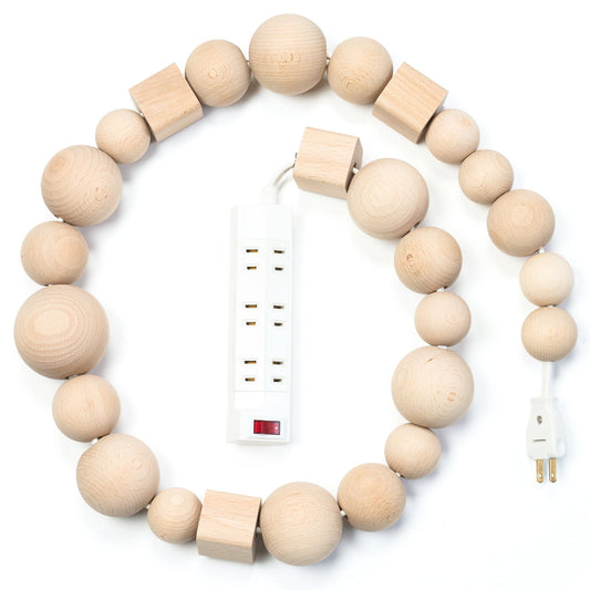 CABLE JEWELRY MULTIPLUG / BLS868:WHITE/NATURAL