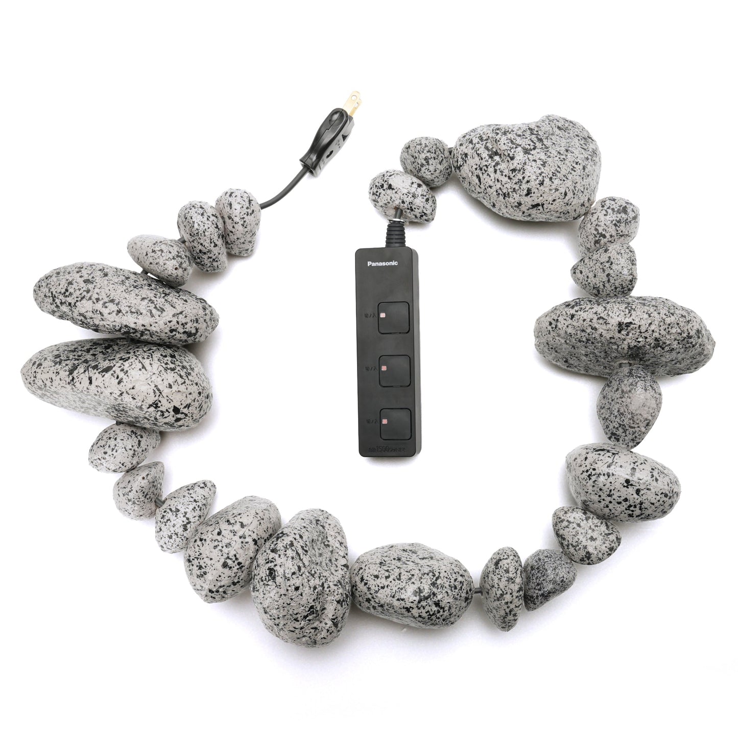 CABLE JEWELRY MULTIPLUG / BLS467:BLACK/GREY