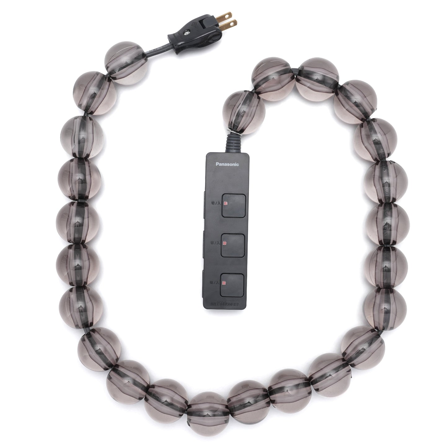 CABLE JEWELRY MULTIPLUG / BLS467:BLACK/GREY