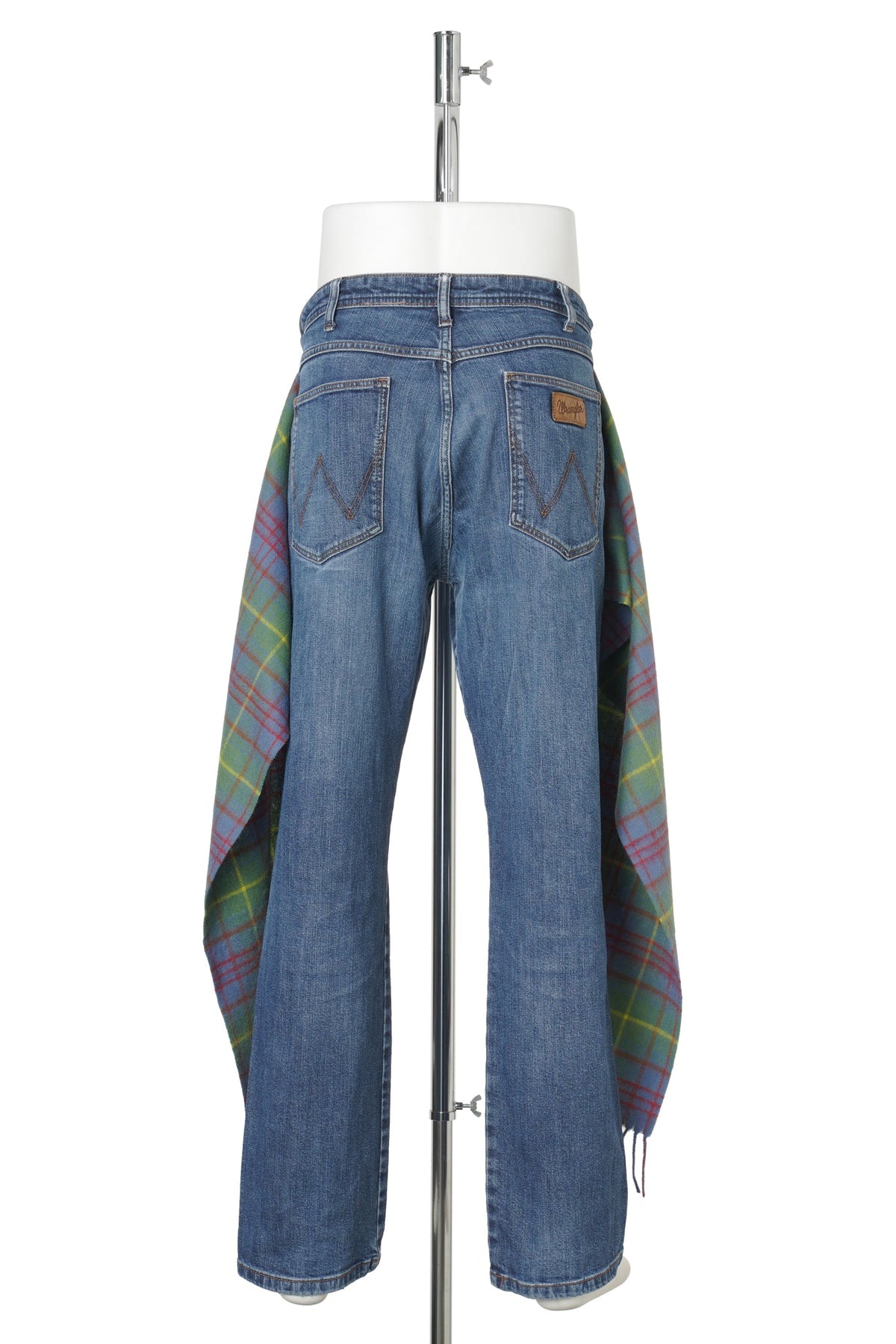 SCARFJEANS / BLS811:TARTAN/BLUE