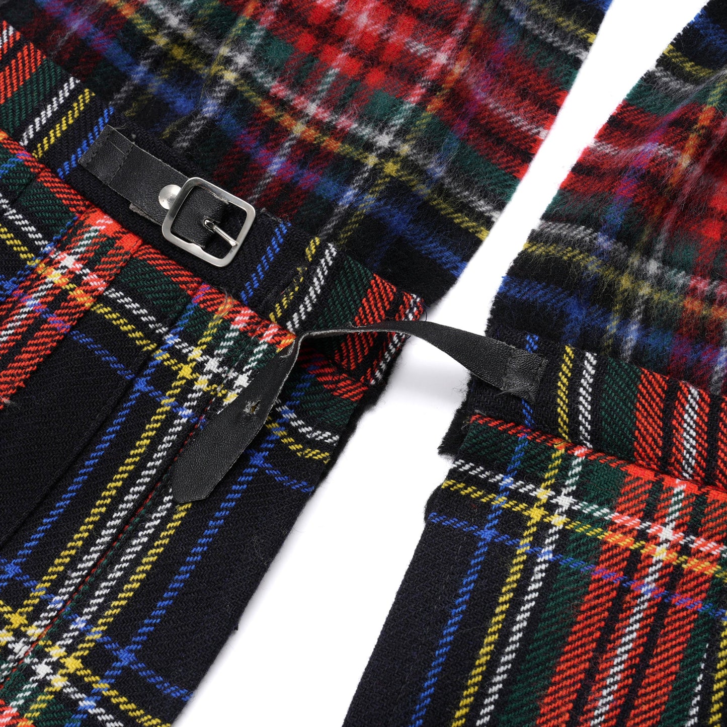 DOUBLEKILTSCARF / BLS883:UNIQUE TARTAN