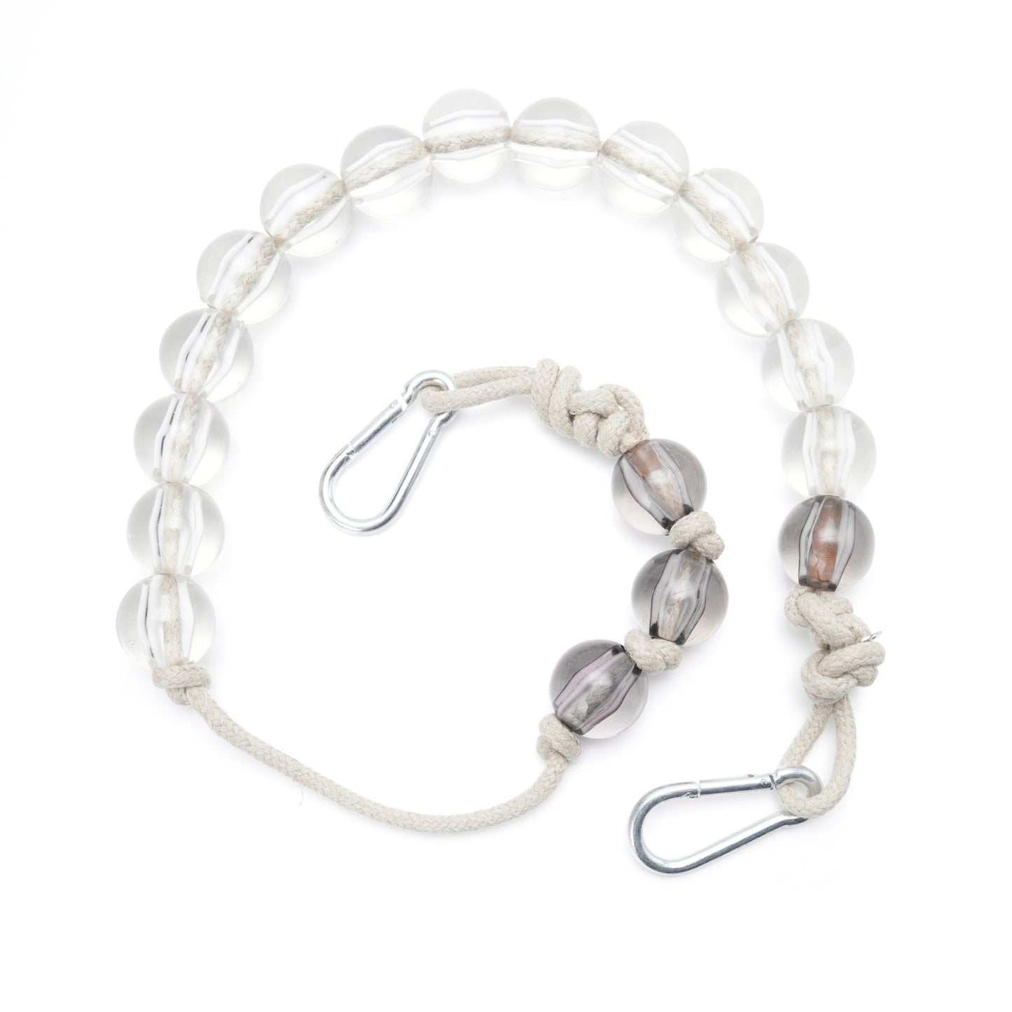 PEARLRACK SYNTHETIC PEARLS / BLS830:TRANSPARENT/GREY