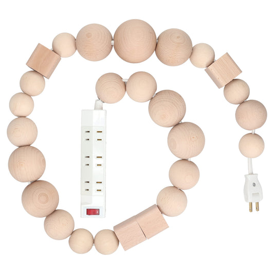 CABLE JEWELRY MULTIPLUG / BLS868:WHITE/NATURAL