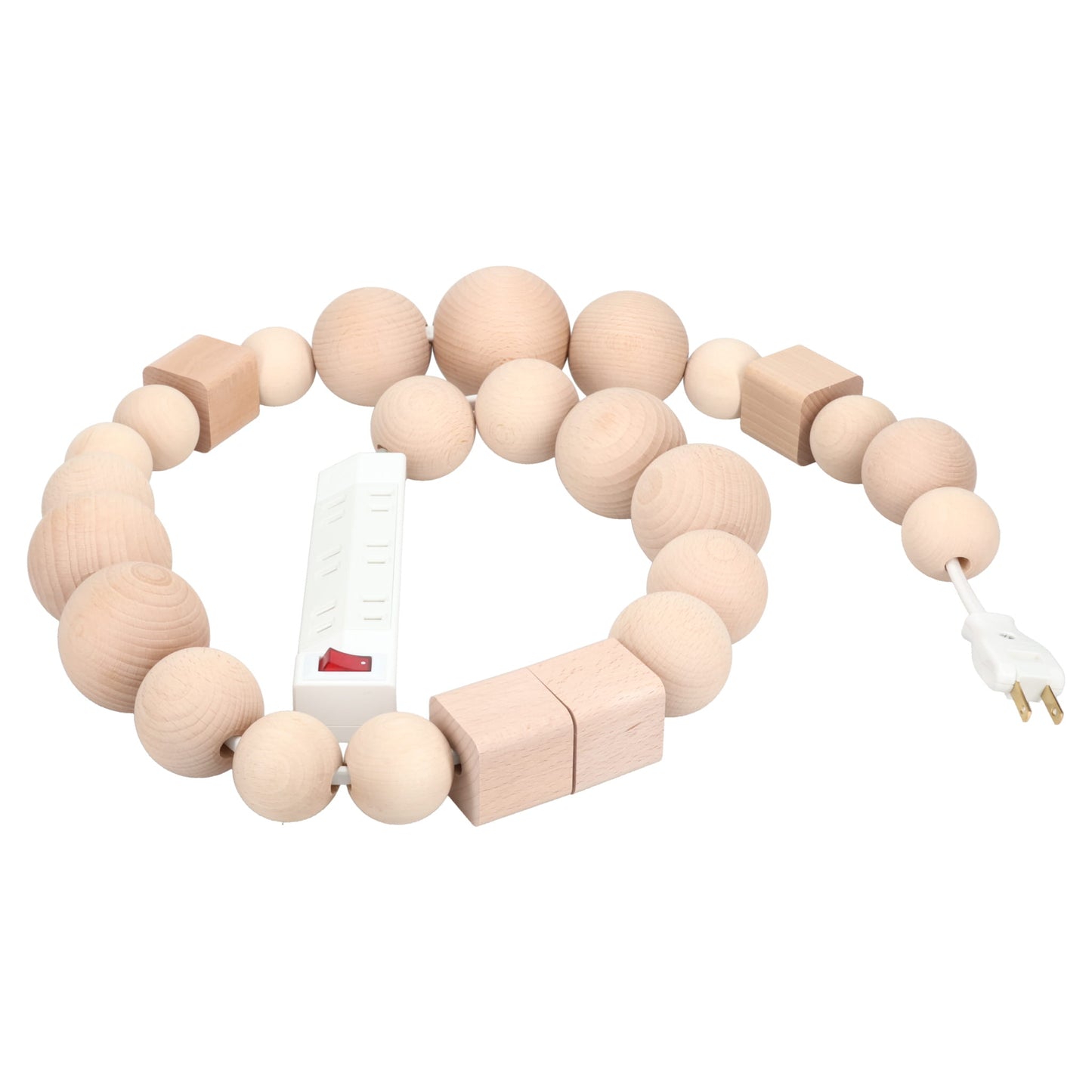 CABLE JEWELRY MULTIPLUG / BLS868:WHITE/NATURAL