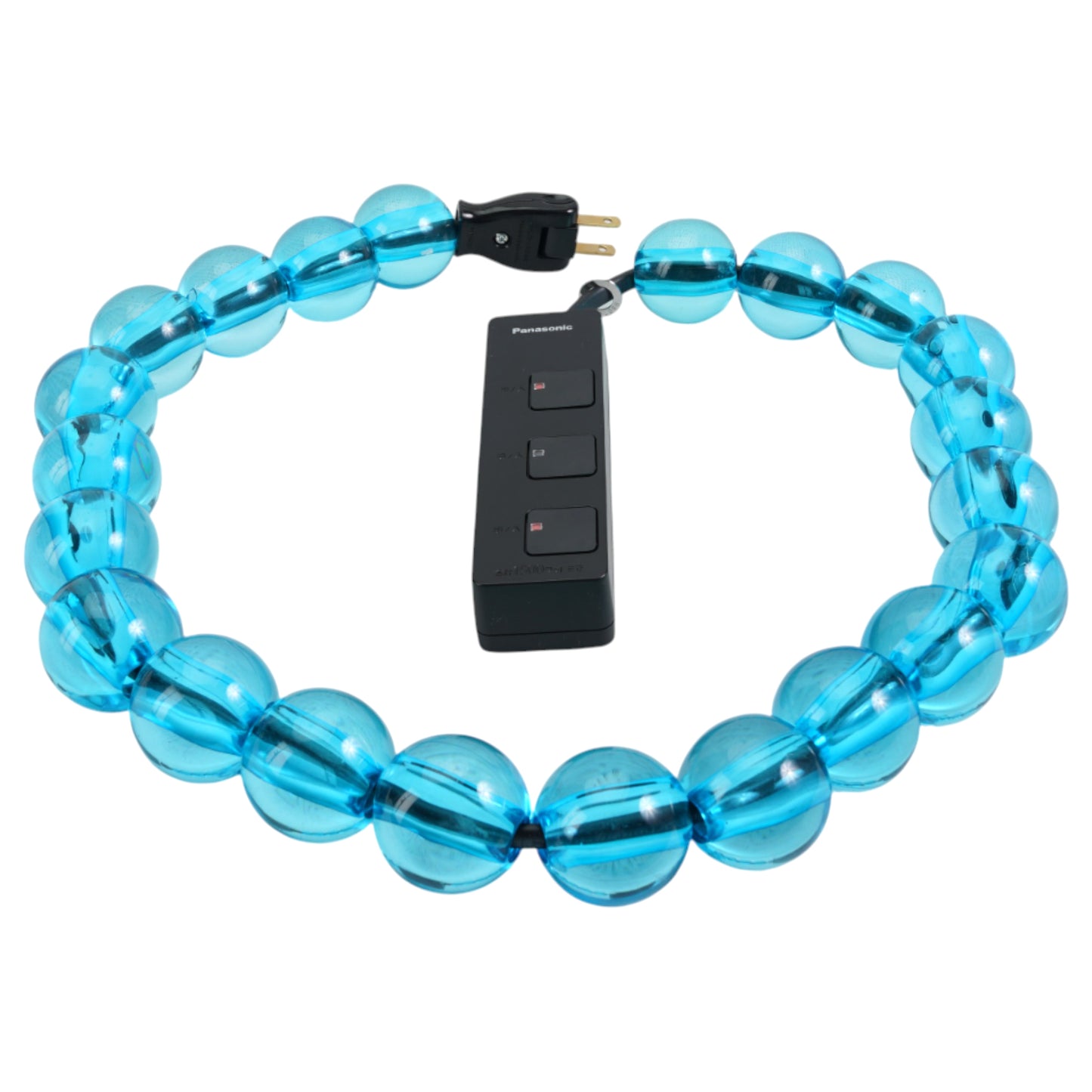 SYNTHETIC PEARL / BLS908:BLACK/TURQUOISE