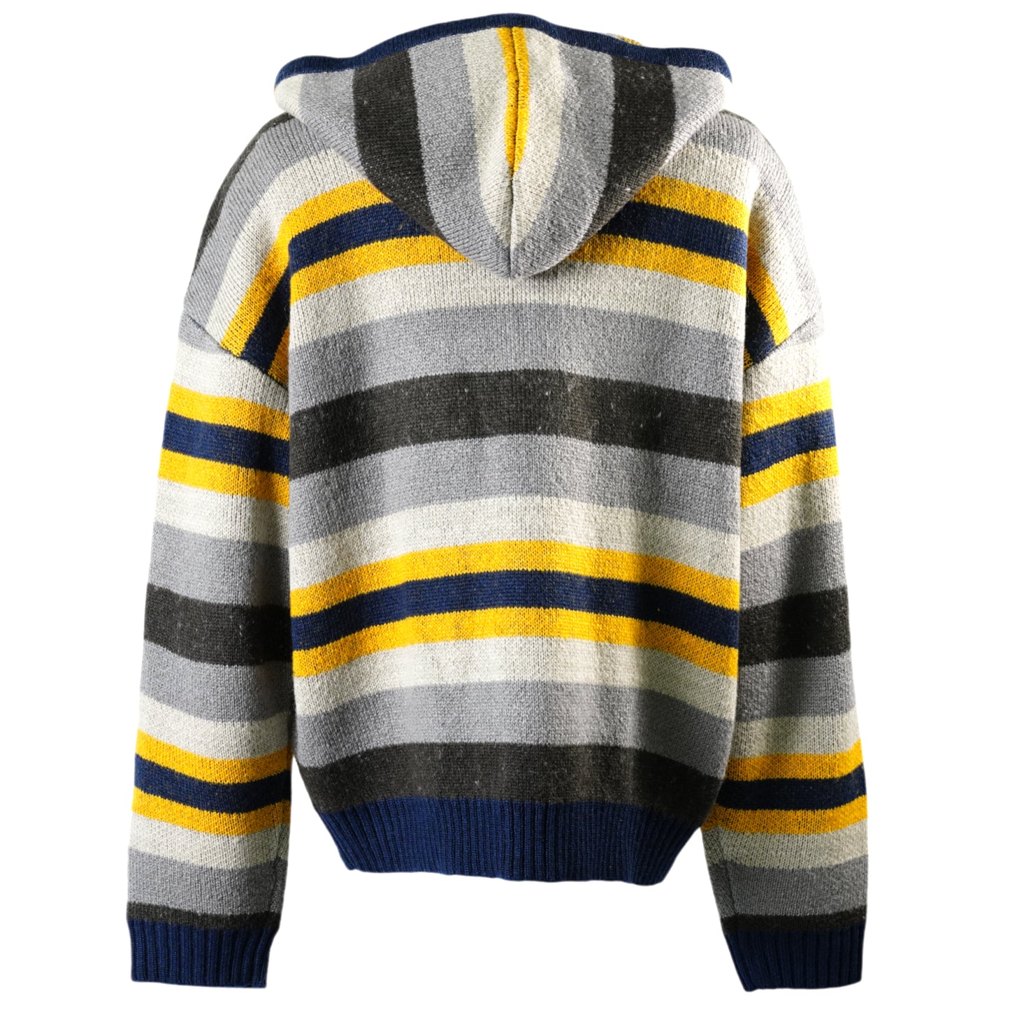 ZIPPED KNITTED HOODIE / MULTICOLOUR