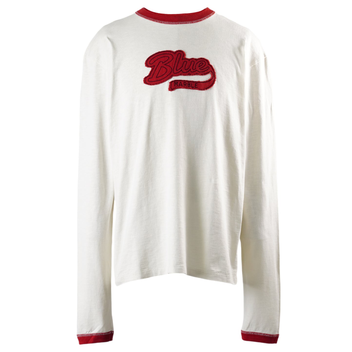 VARSITY LONGSLEEVE T-SHIRT / WHITE