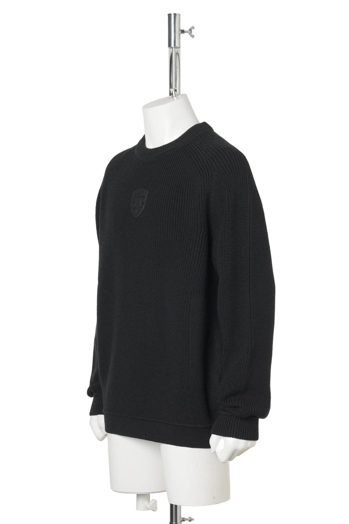 VIRGIN-WOOL SWEATER / BLACK