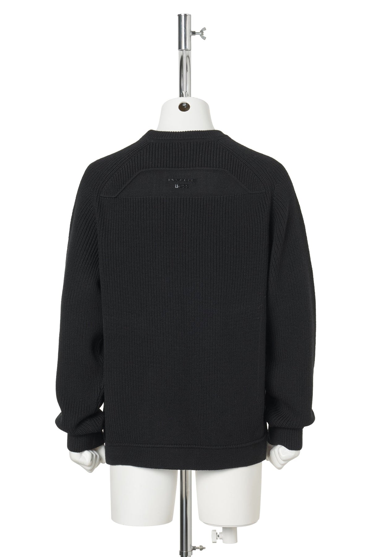 VIRGIN-WOOL SWEATER / BLACK
