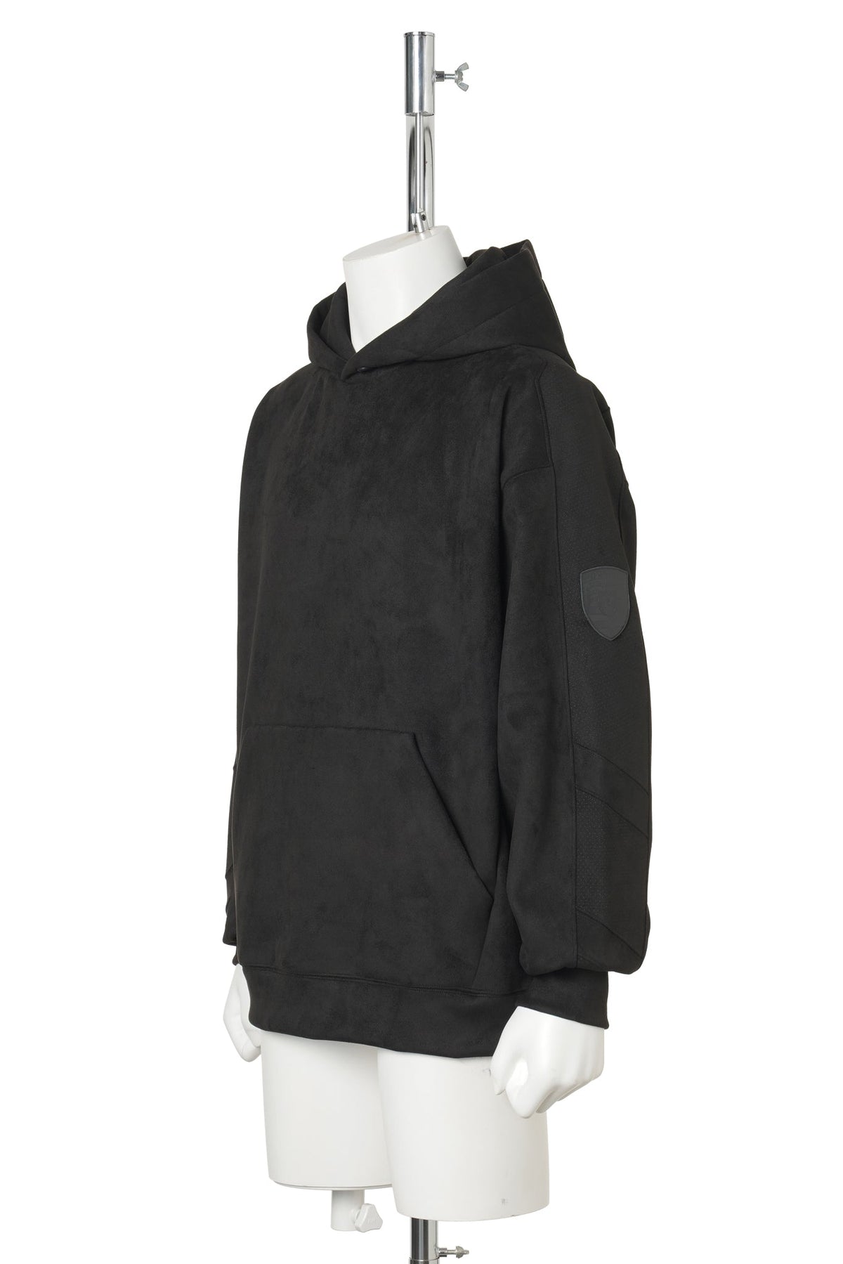 RELAXED-FIT HOODIE / BLACK