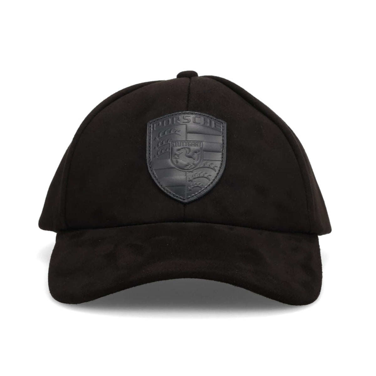 SUEDE-EFFECT CAP / BLACK