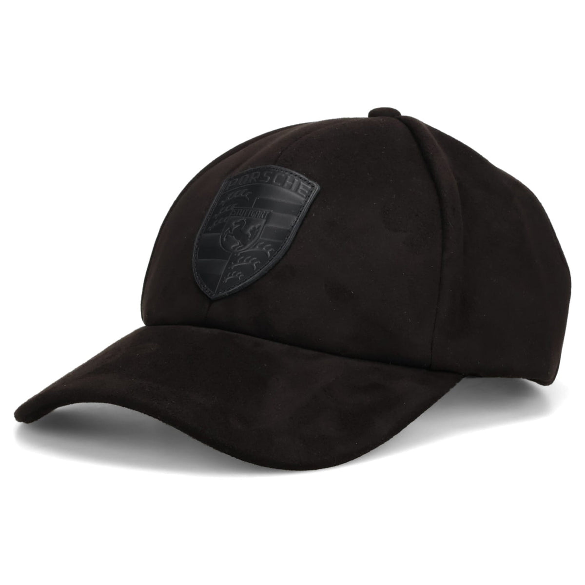SUEDE-EFFECT CAP / BLACK