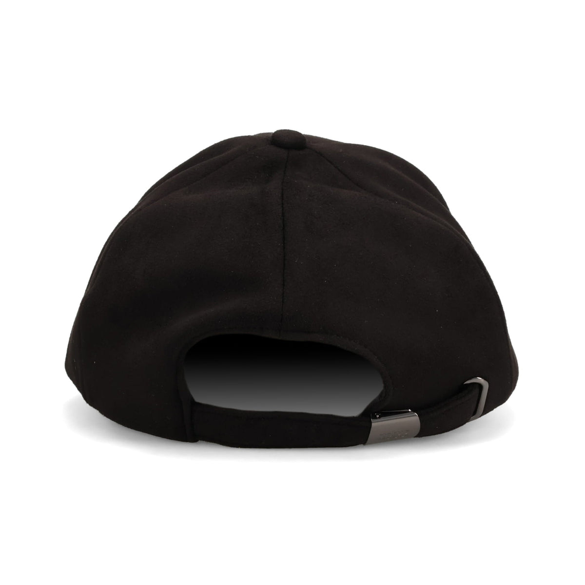 SUEDE-EFFECT CAP / BLACK