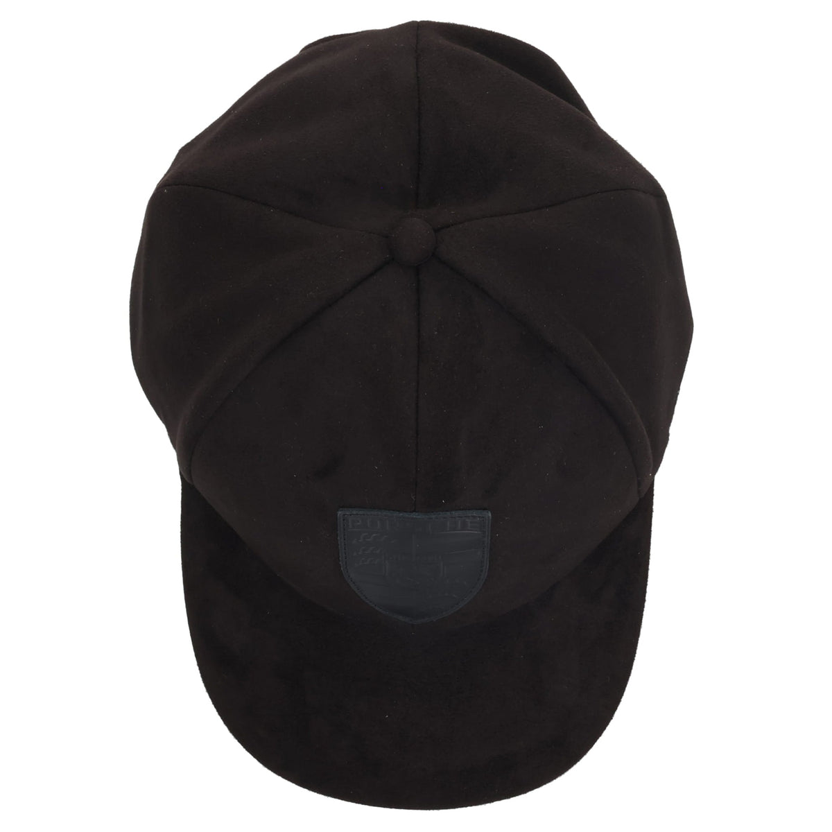 SUEDE-EFFECT CAP / BLACK