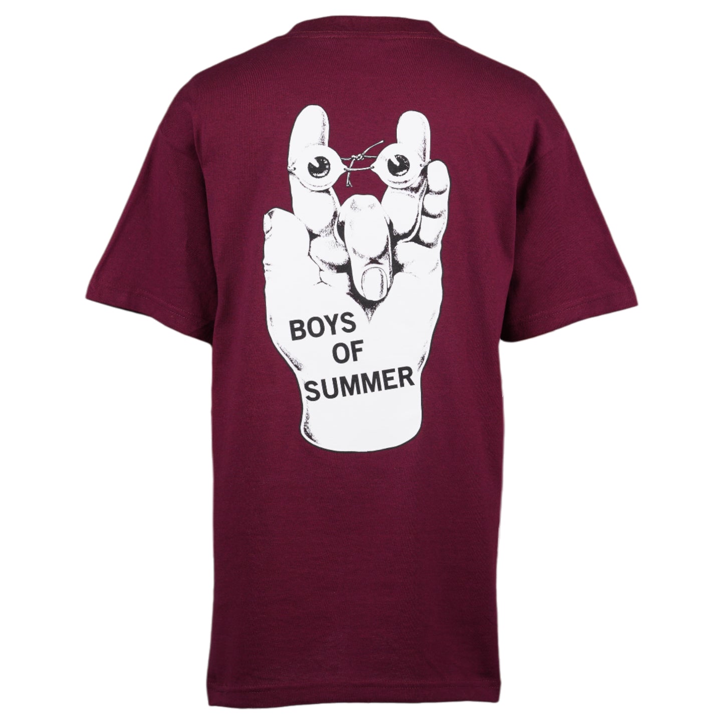 FINGERS TEE / BURGUNDY