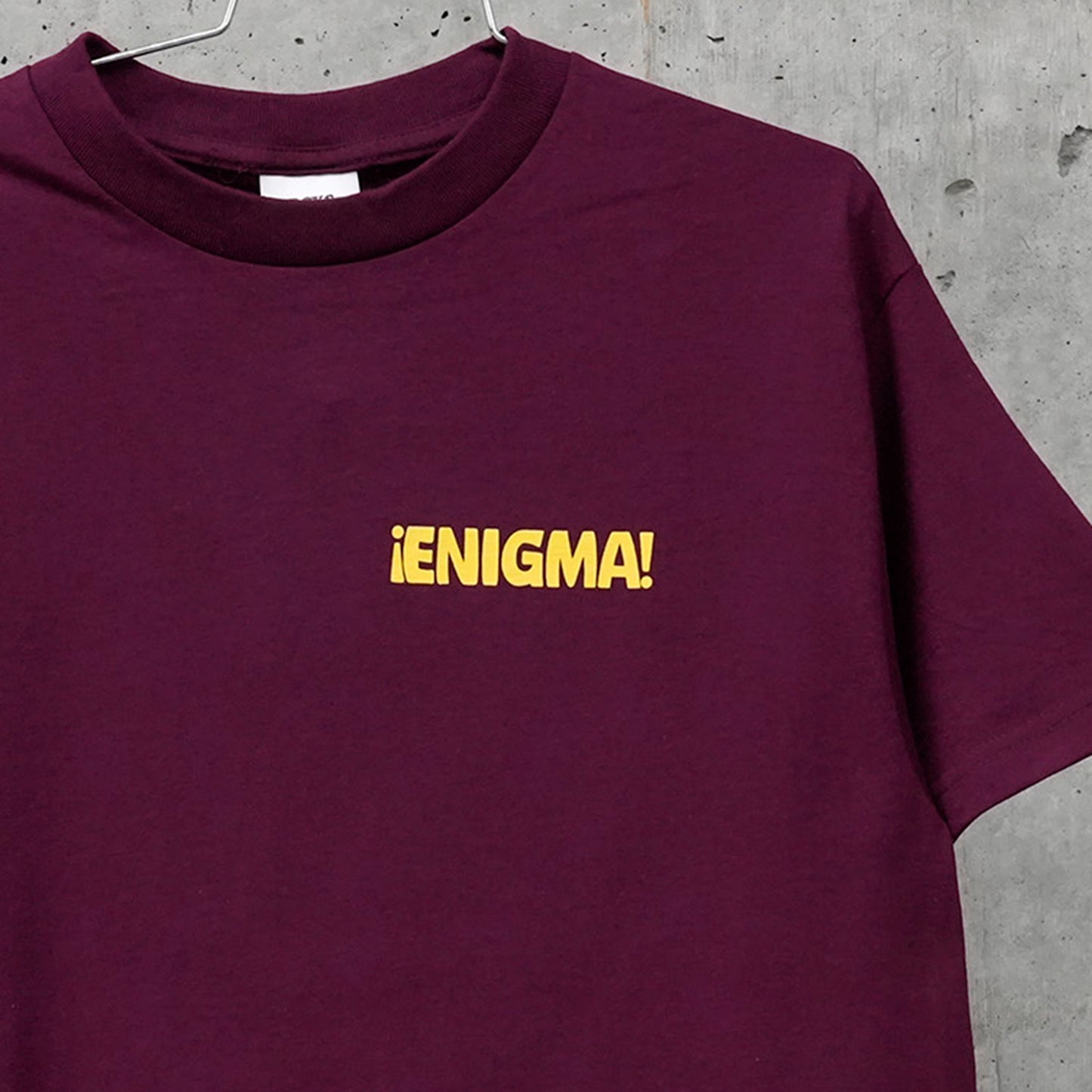 FINGERS TEE / BURGUNDY