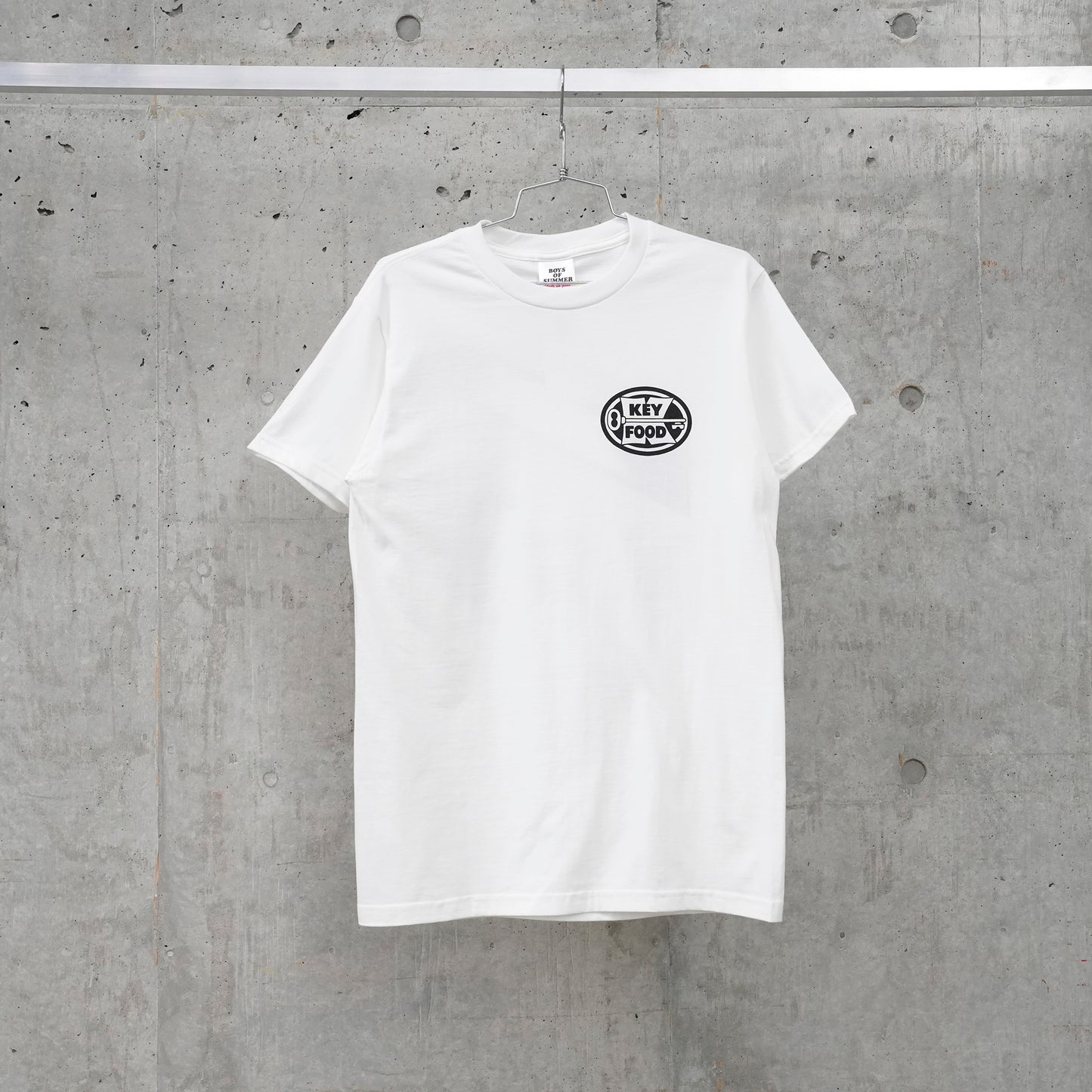 KEY FOOD TEE / WHITE