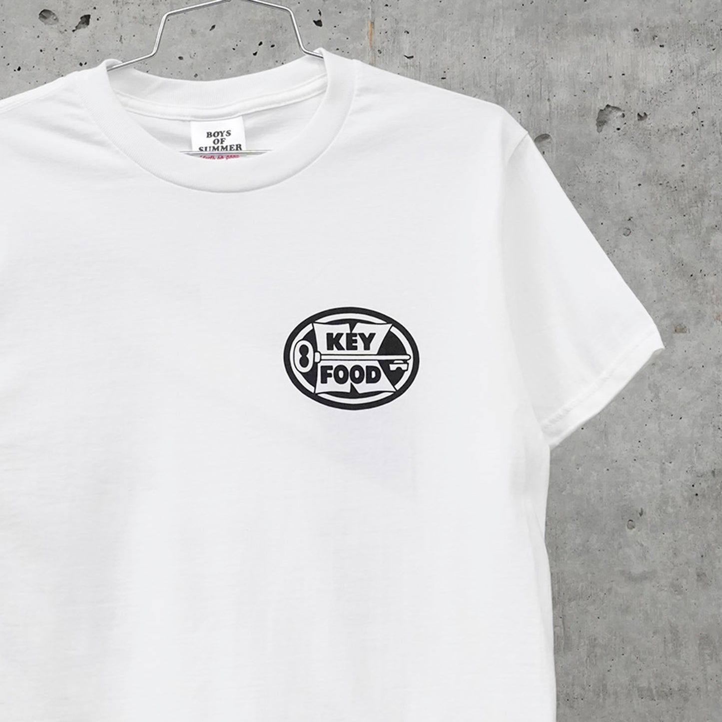 KEY FOOD TEE / WHITE