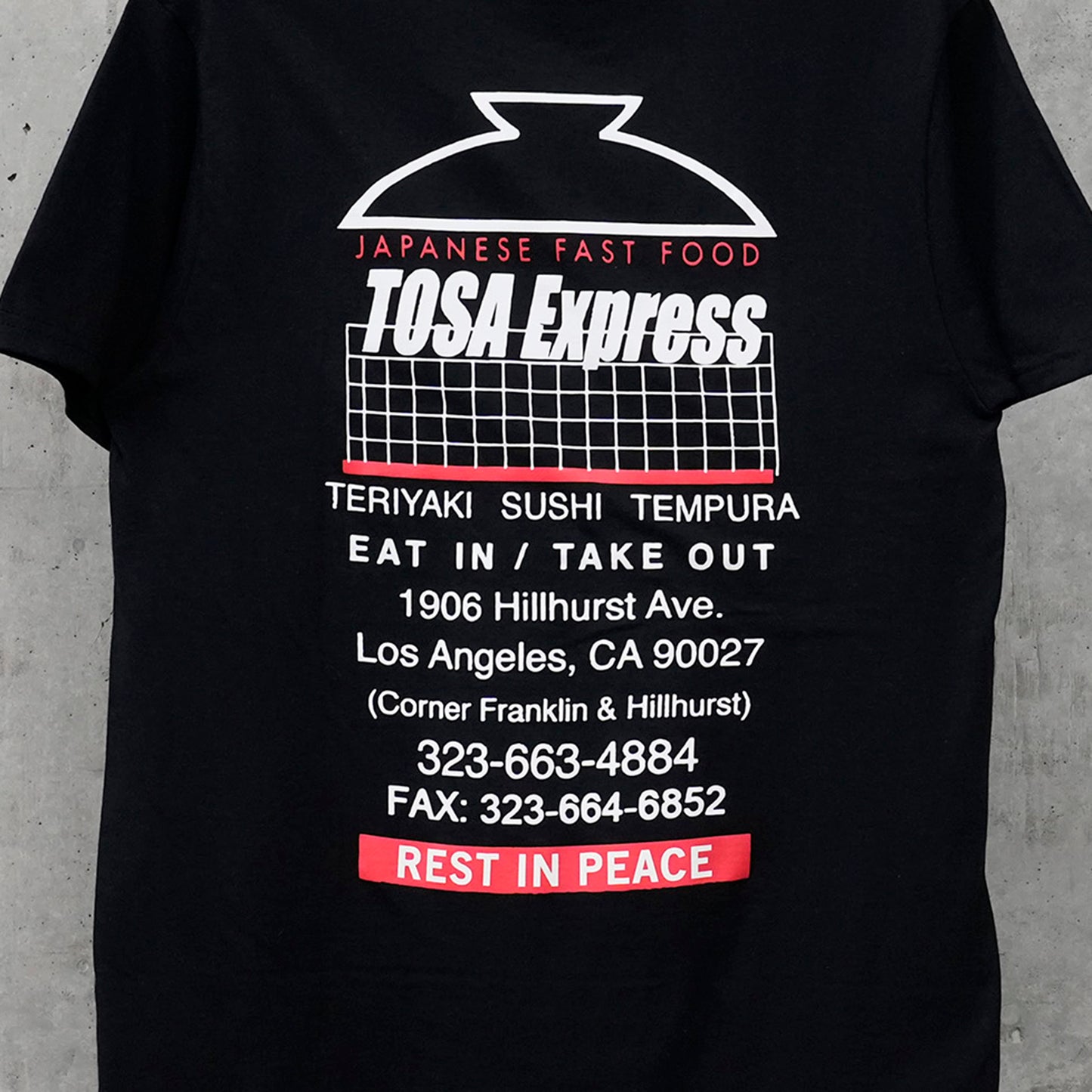 TOSA EXPRESS TEE / BLACK