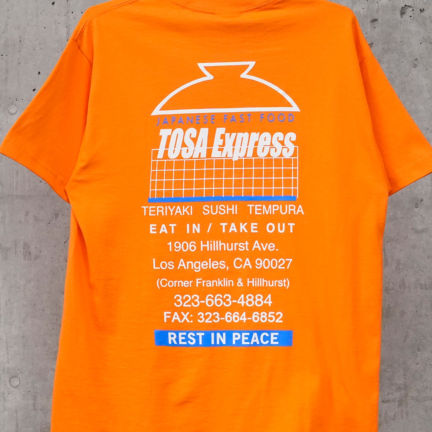 TOSA EXPRESS TEE / ORANGE