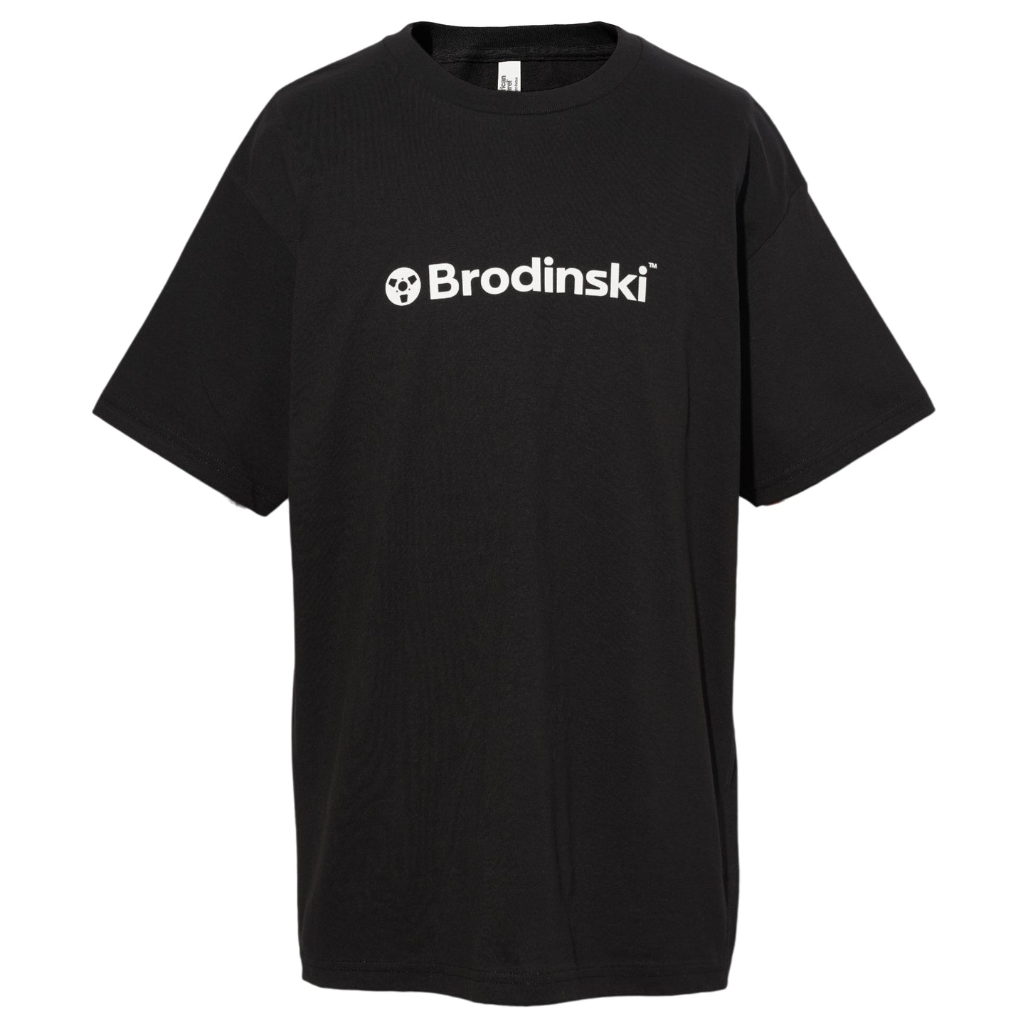 Brodinski Tee (White) / BLACK