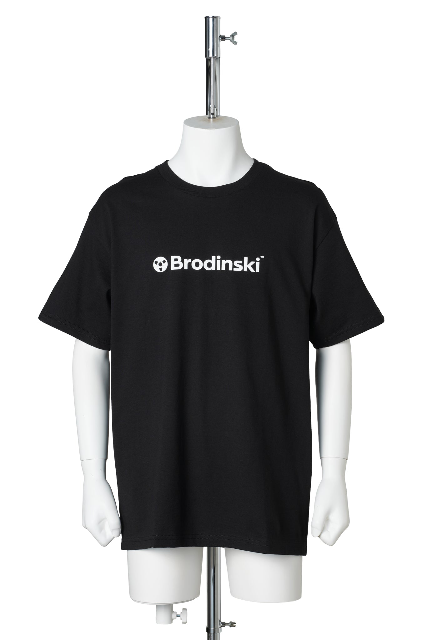Brodinski Tee (White) / BLACK