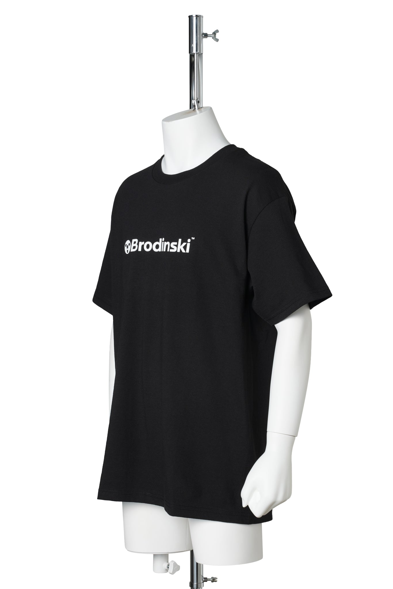 Brodinski Tee (White) / BLACK