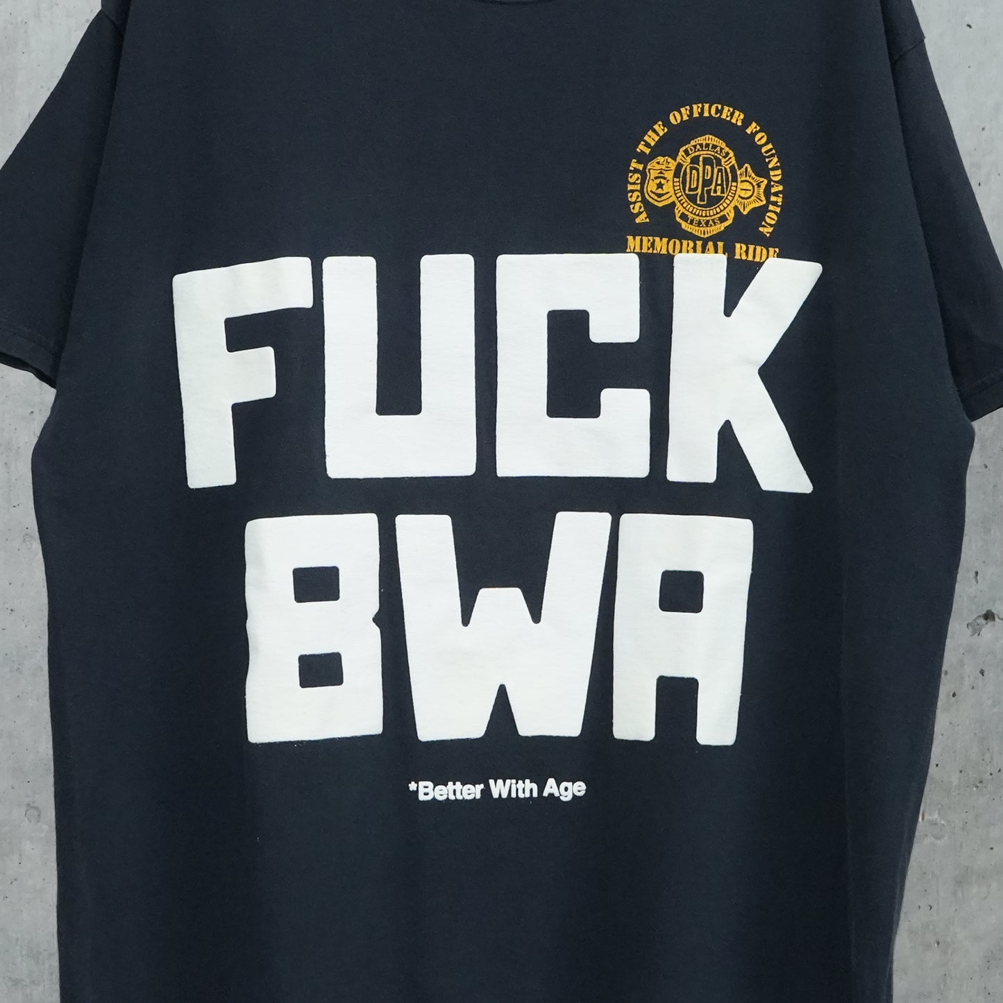 FUCK BWA TEE (CARRYOVER) / BLACK