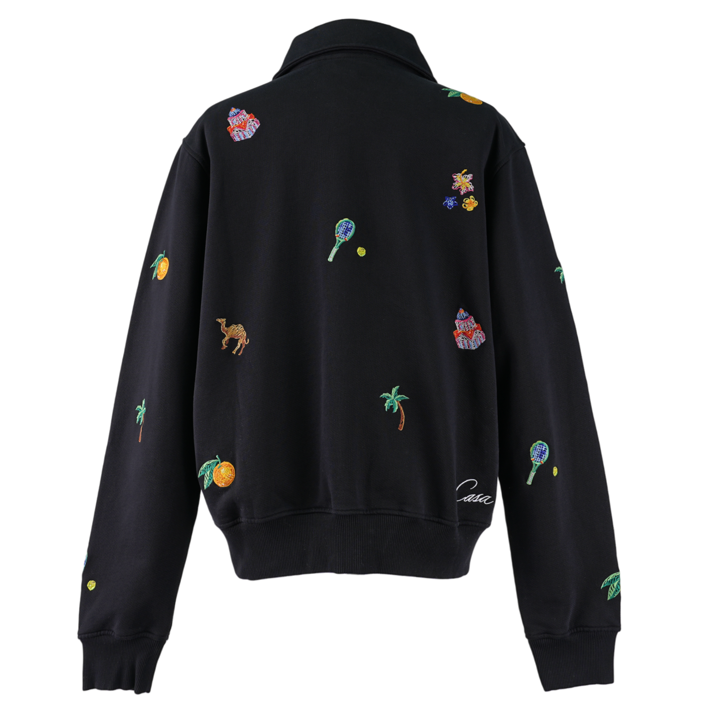 ELEMENTS EN CRAYON EMBROIDERED TRACK JACKET / CSB564:ELEMENTS EN CRAYON