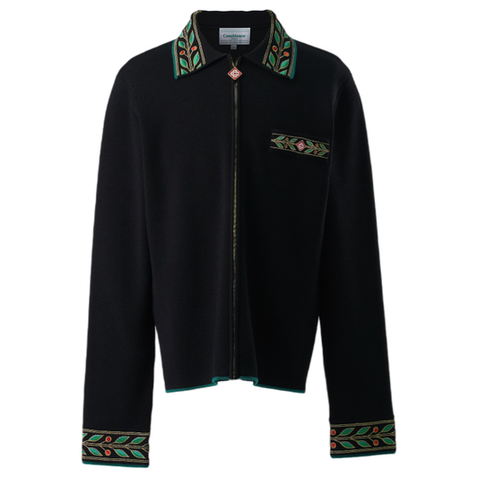 EMBROIDERED LAUREL JACKET / CSB001:BLACK