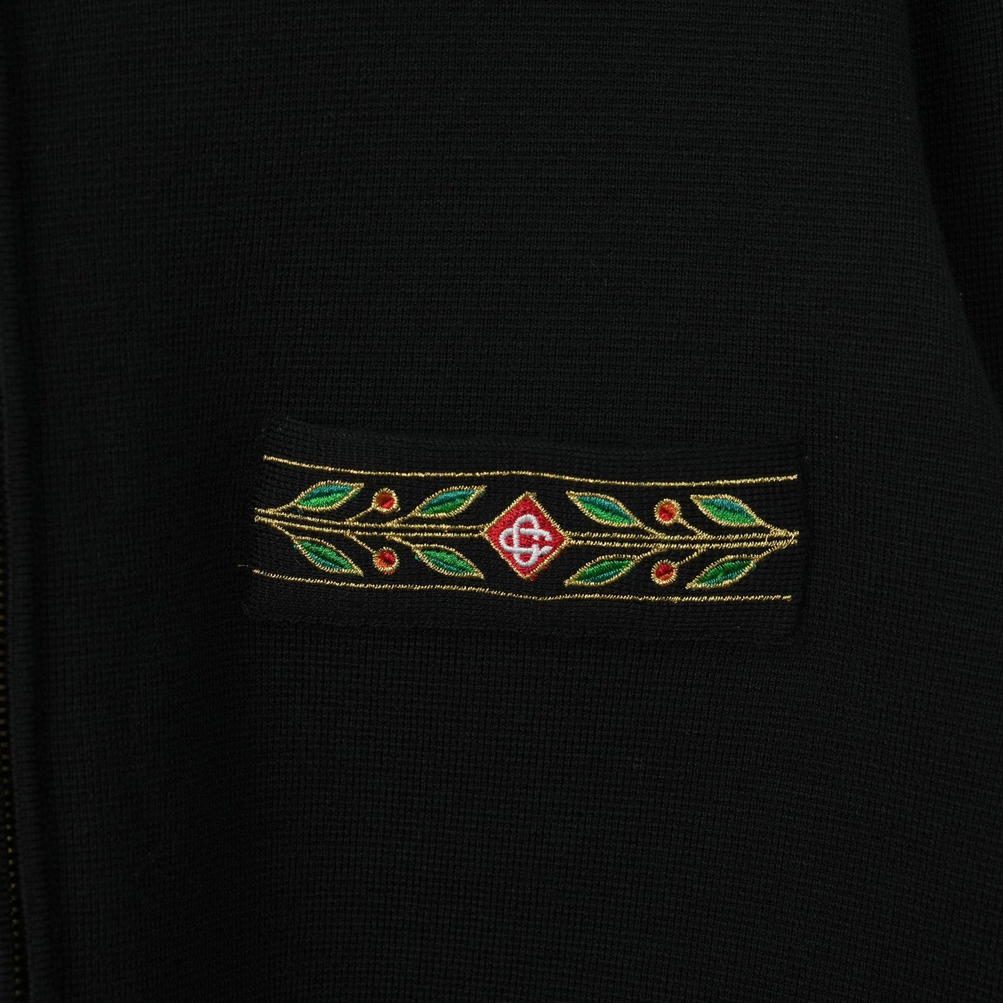 EMBROIDERED LAUREL JACKET / CSB001:BLACK