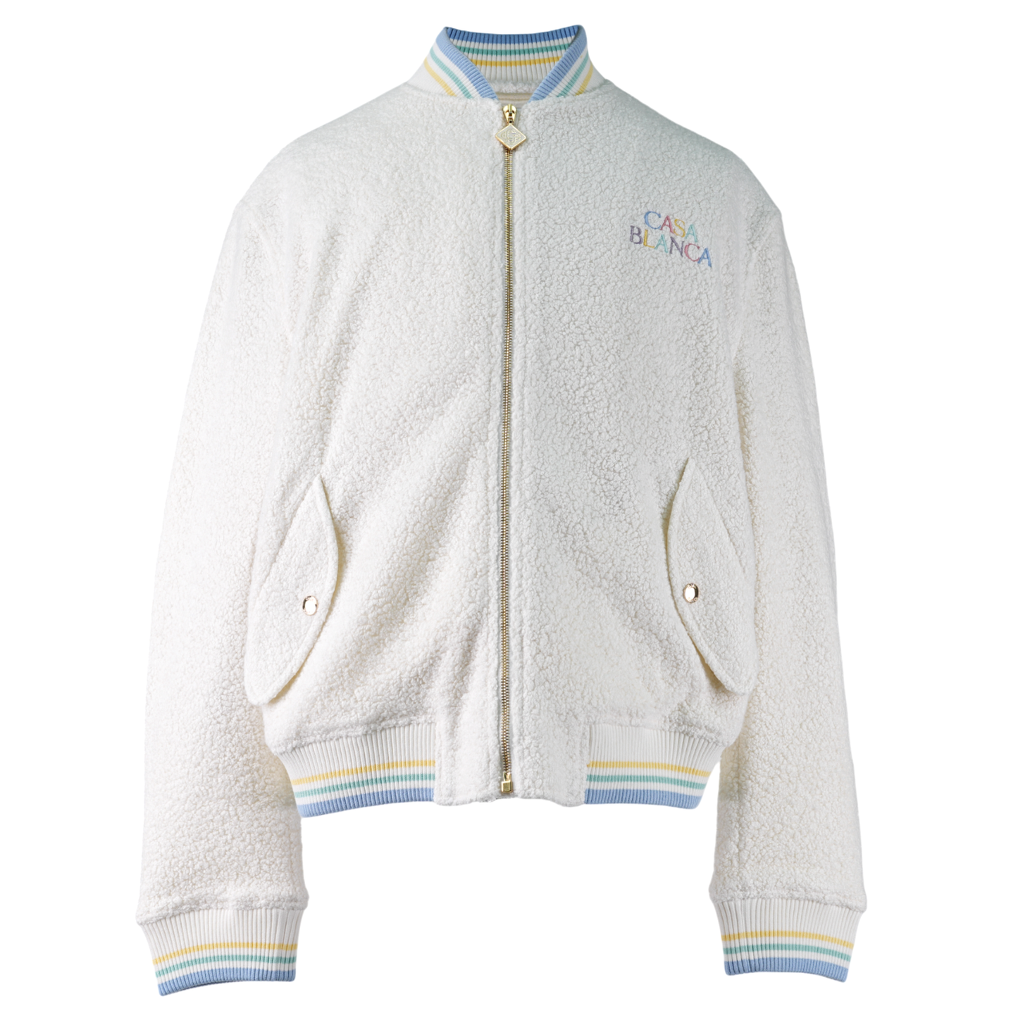 MAISON PASTELLE EMBROIDERED BOMBER JACKET / CSB572:MAISON PASTELLE