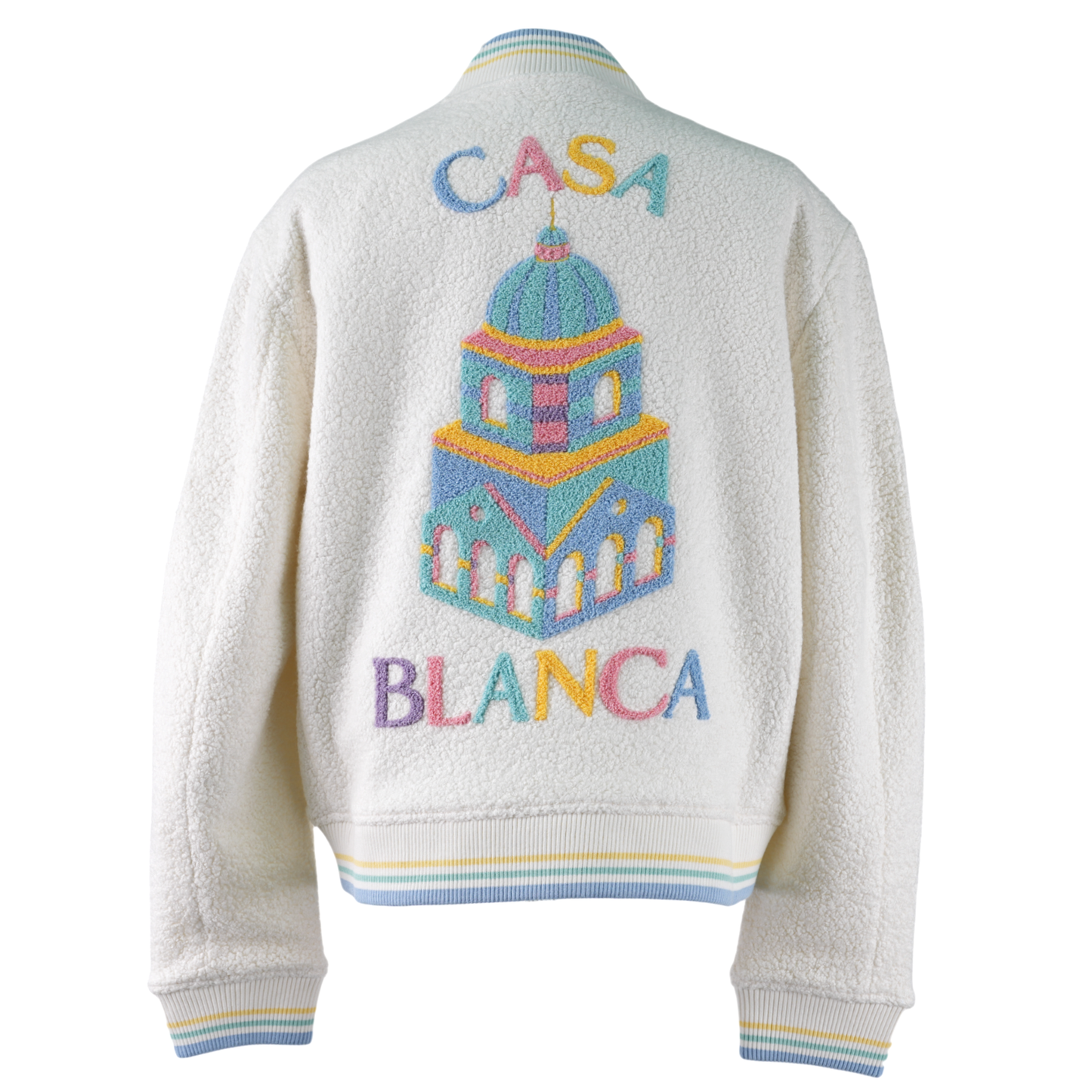 MAISON PASTELLE EMBROIDERED BOMBER JACKET / CSB572:MAISON PASTELLE