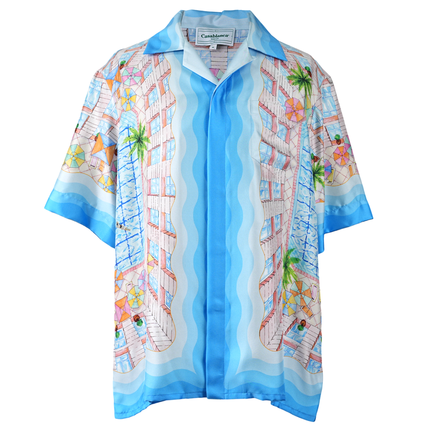 CUBAN COLLAR SHORT SLEEVE SHIRT / CSB569:LE PLONGEON