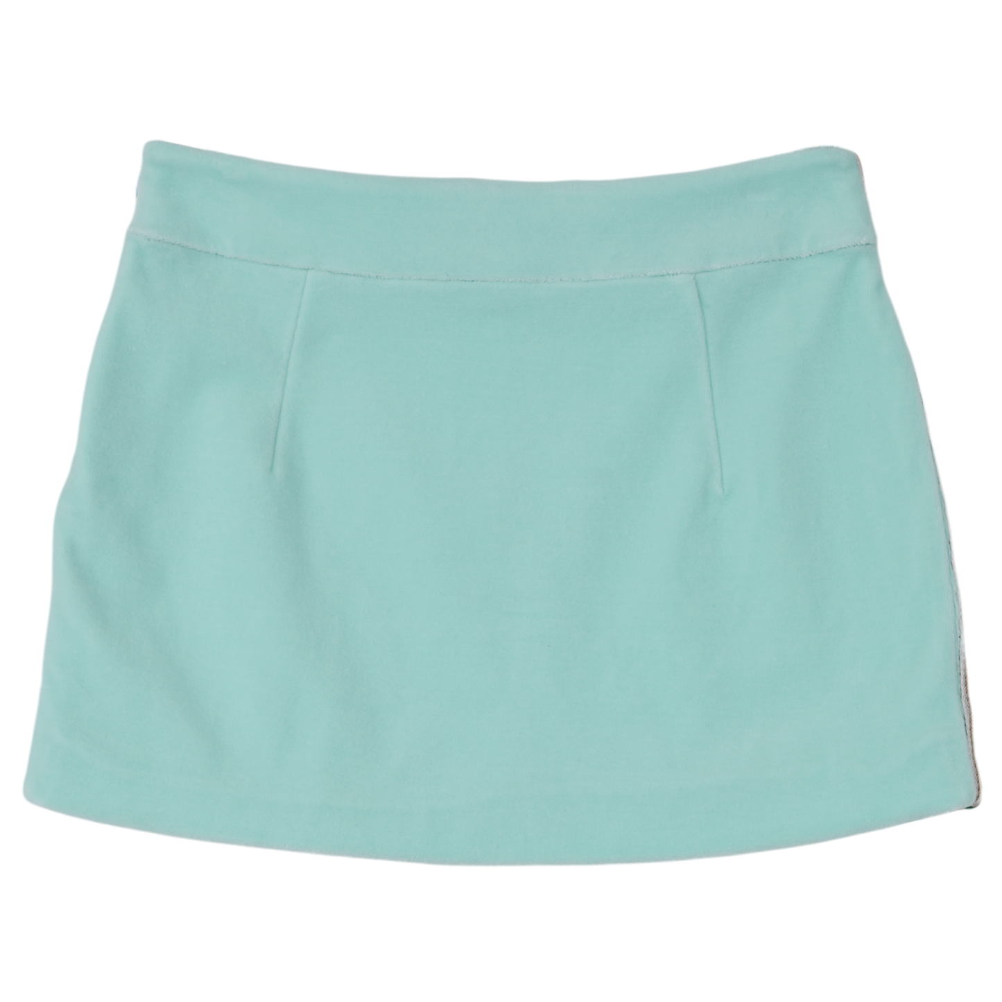 LAUREL VELOUR MINI SKIRT / CSB005:MINT