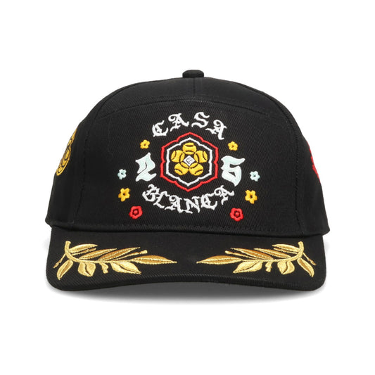 BOSOZUKU LAUREL EMBROIDERED CAP / CSB001:BLACK